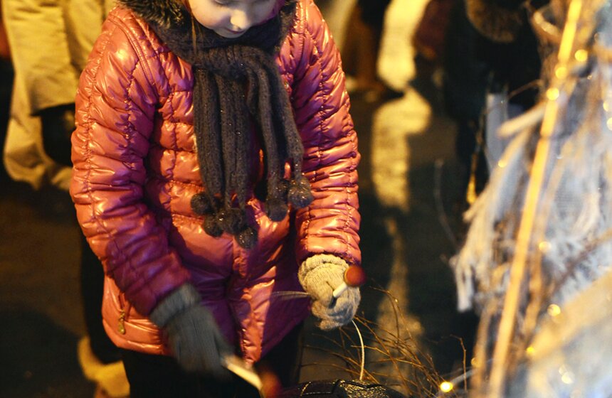 В парке Горького показали рождественскую сказку 8 фото