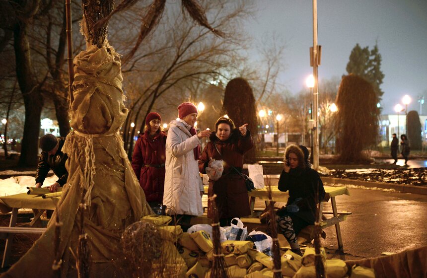 В парке Горького показали рождественскую сказку 5 фото
