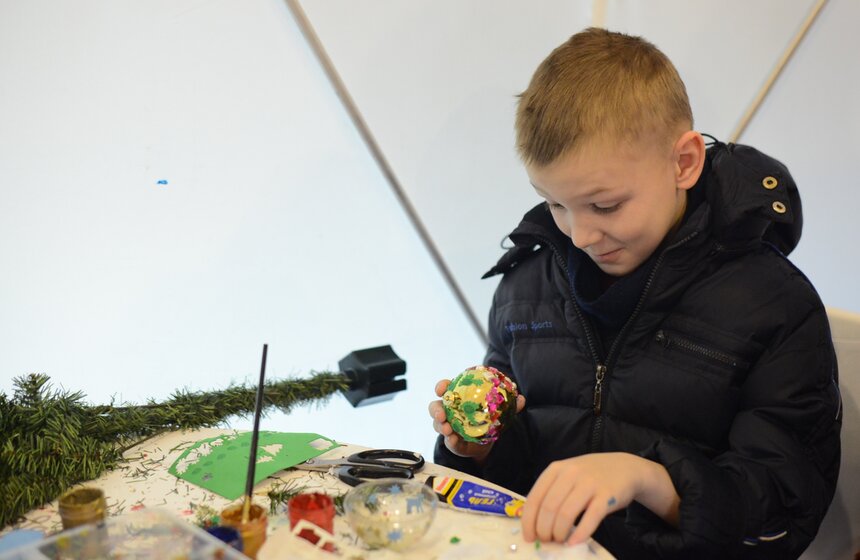 В парке Горького показали рождественскую сказку 18 фото