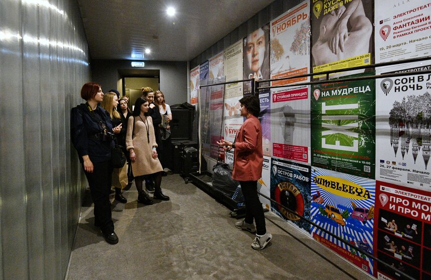 Электротеатр Станиславский провел экскурсию в рамках акции "Ночь театров" 10 фото