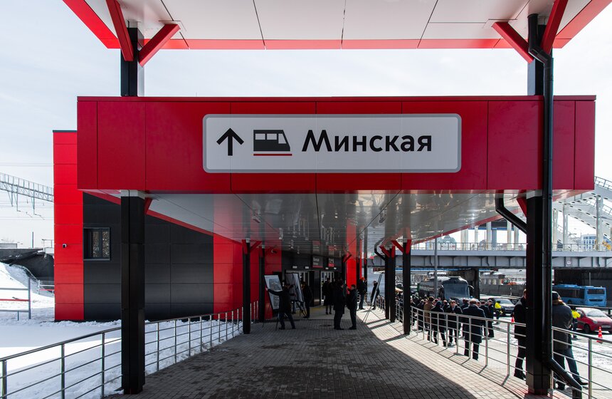 Собянин открыл новую станцию Минская Киевского направления МЖД 2 фото
