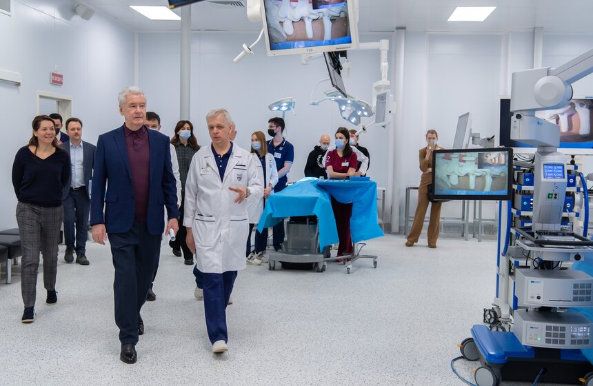 Собянин открыл уникальный хирургический тренинг-центр в ГКБ им. Ворохобова 6 фото
