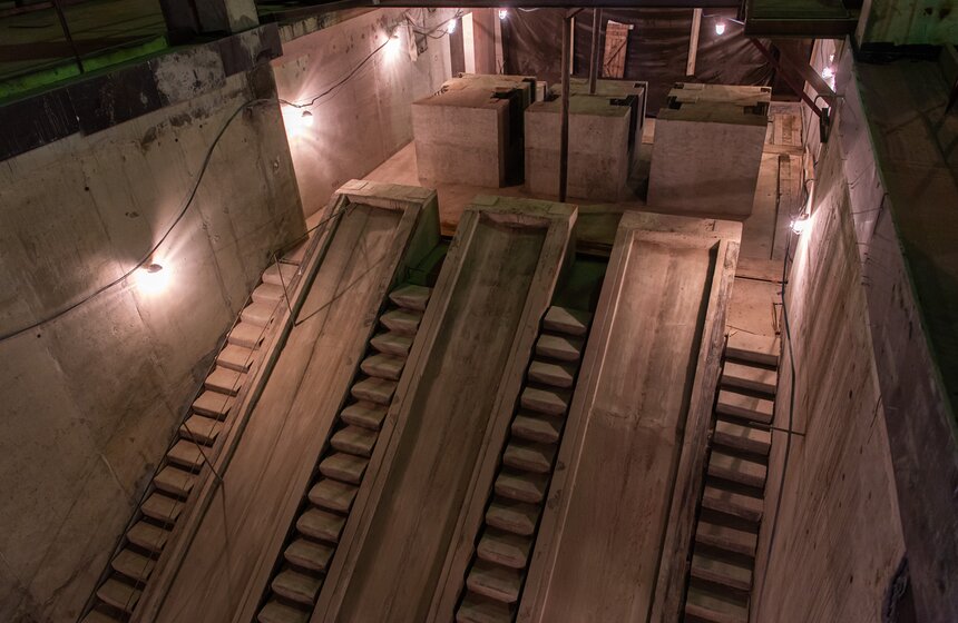 Собянин осмотрел строящуюся станцию метро "Лианозово" 5 фото