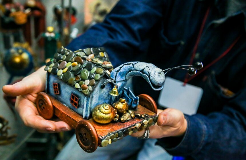 Международный Салон Авторских Кукол проходит в Москве 11 фото