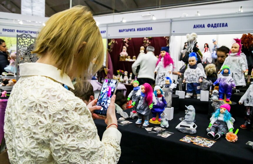 Международный Салон Авторских Кукол проходит в Москве 14 фото