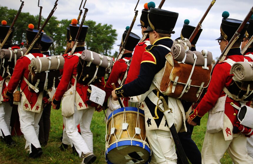 Реконструкция Бородинского сражения 10 фото