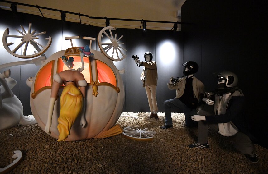 Выставка "Найти Бэнкси" проходит на ВДНХ 28 фото