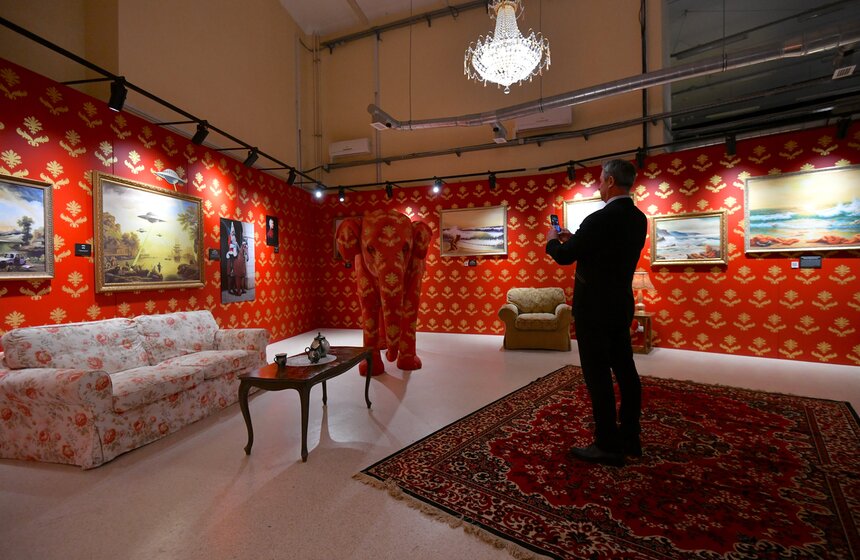 Выставка "Найти Бэнкси" проходит на ВДНХ 10 фото