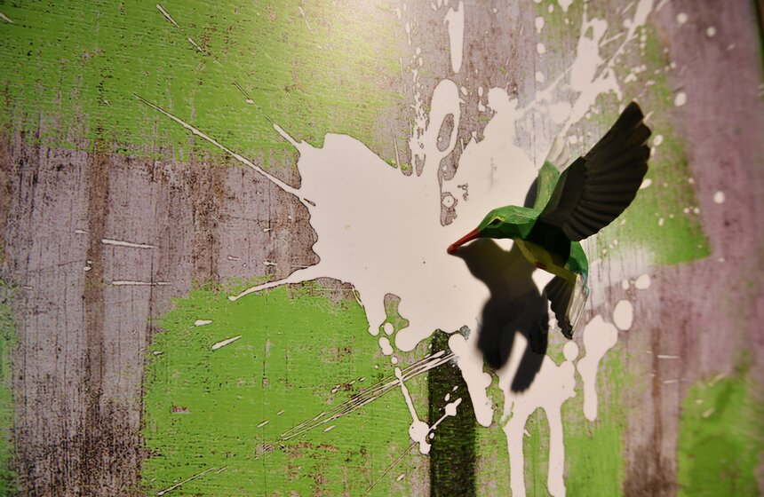 Выставка "Найти Бэнкси" проходит на ВДНХ 29 фото