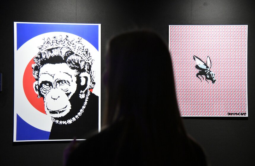 Выставка "Найти Бэнкси" проходит на ВДНХ 3 фото