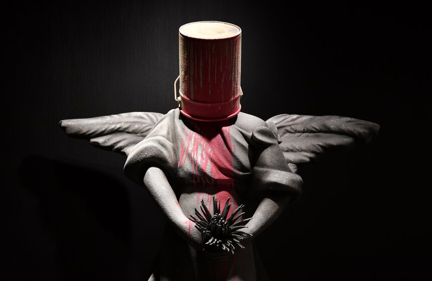 Выставка "Найти Бэнкси" проходит на ВДНХ 30 фото