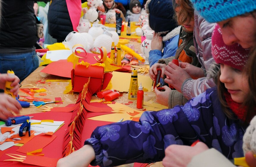 В парке "Кузьминки" прошел праздник "Новый год в Азии" 8 фото