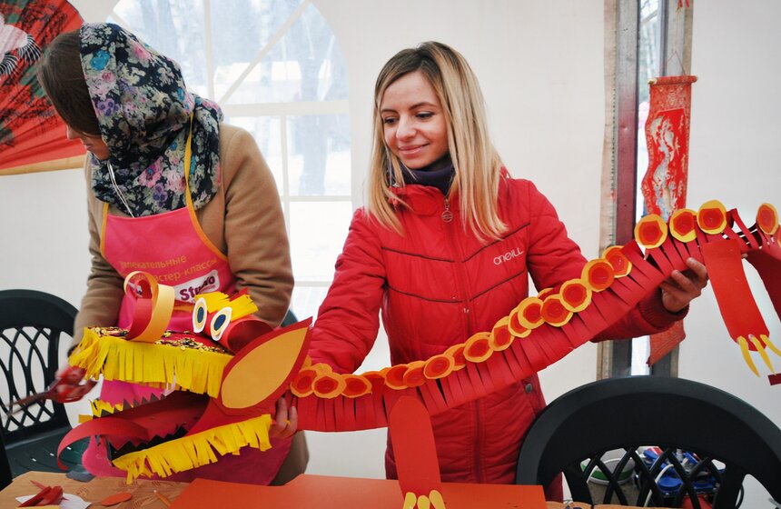 В парке "Кузьминки" прошел праздник "Новый год в Азии" 10 фото