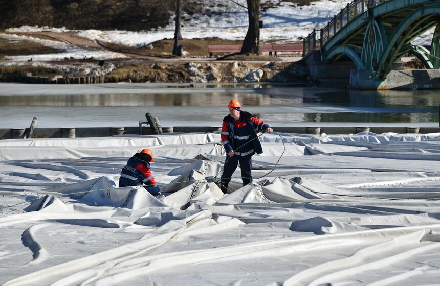 Фонтан в "Царицыне" расконсервировали после зимы 2 фото