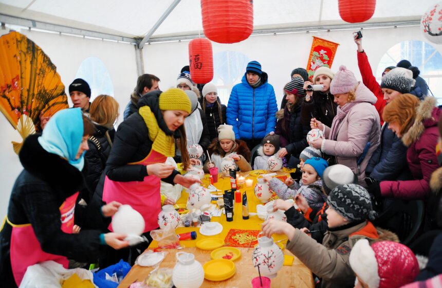 В парке "Кузьминки" прошел праздник "Новый год в Азии" 4 фото