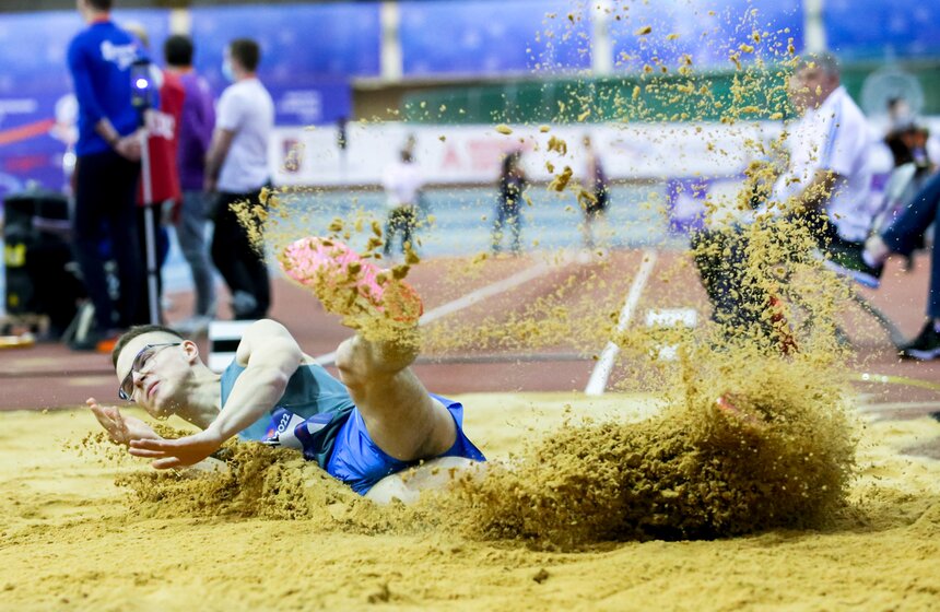 В Москве завершились соревнования по легкой атлетике "Русская зима" 25 фото
