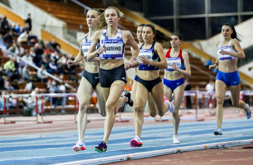 В Москве завершились соревнования по легкой атлетике "Русская зима" 26 фото