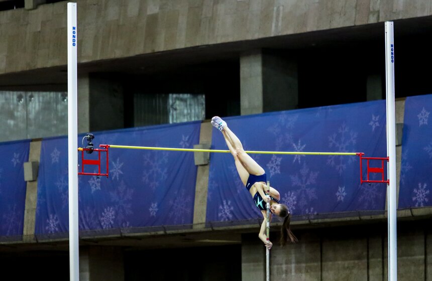 В Москве завершились соревнования по легкой атлетике "Русская зима" 27 фото