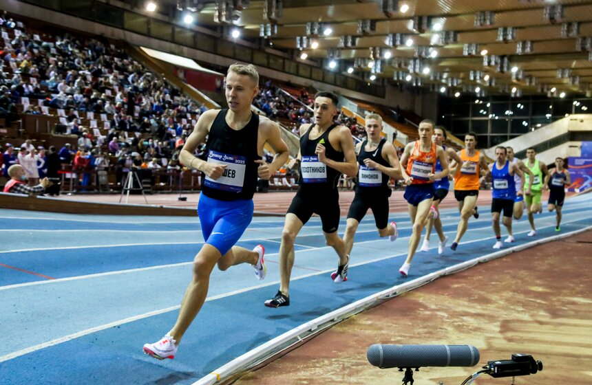 В Москве завершились соревнования по легкой атлетике "Русская зима" 29 фото