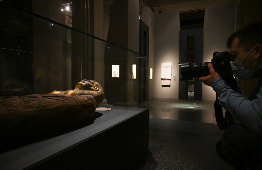 В Москве открылась выставка "Мумии Древнего Египта. Искусство бессмертия" 23 фото