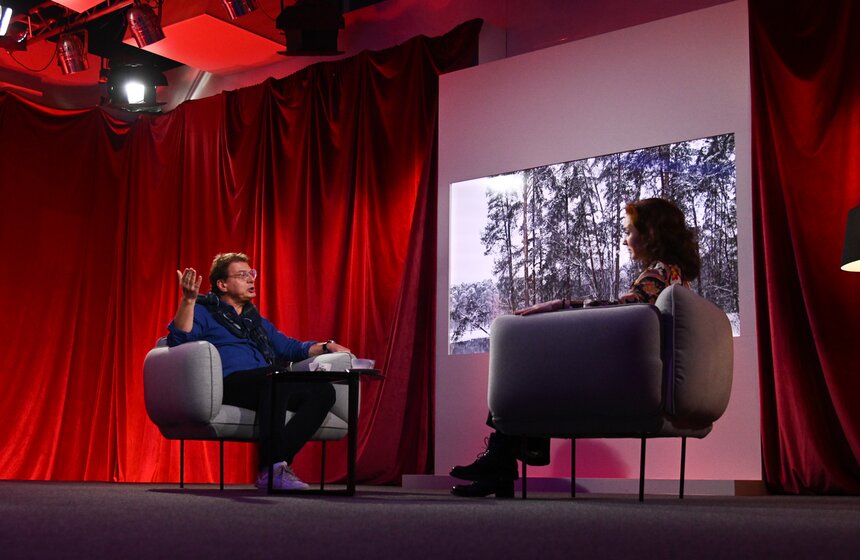 Анна Большова дала интервью в рамках программы "Золотая рыбка" 12 фото