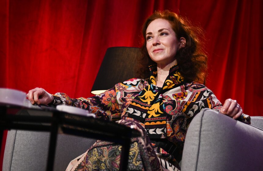 Анна Большова дала интервью в рамках программы "Золотая рыбка" 11 фото