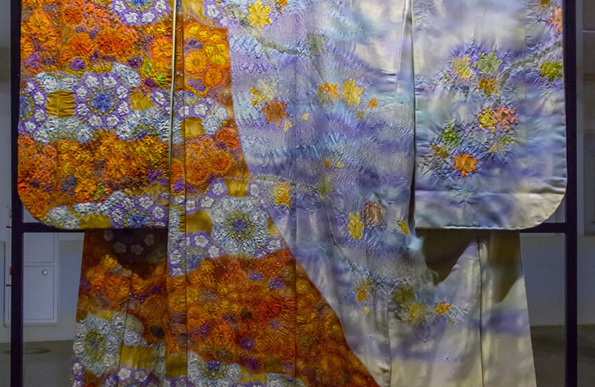 Выставка уникальных кимоно Итику Куботы проходит в Москве 10 фото