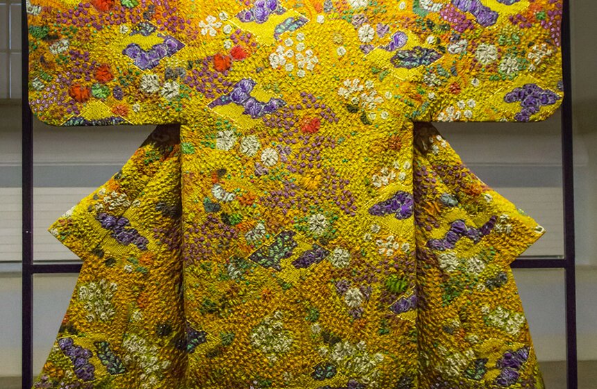Выставка уникальных кимоно Итику Куботы проходит в Москве 9 фото