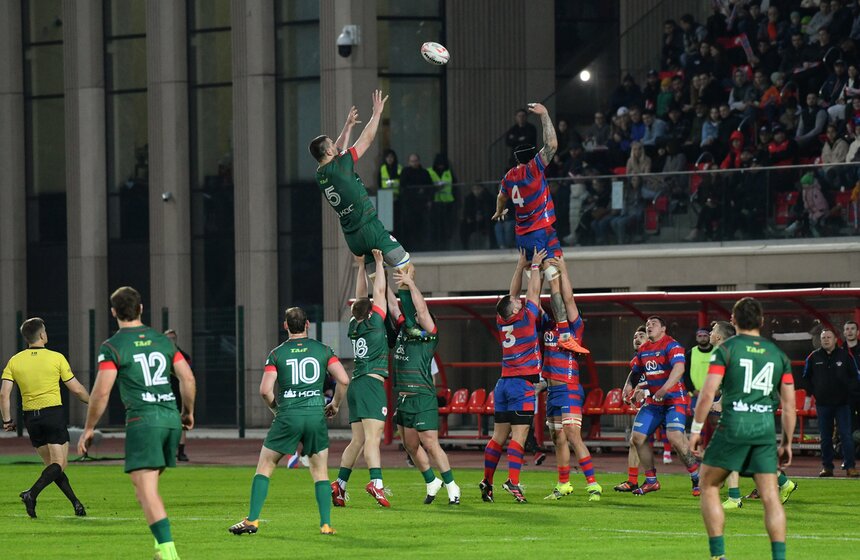 Казанская "Стрела" победила московский ЦСКА в матче 12-го тура чемпионата России по регби 17 фото