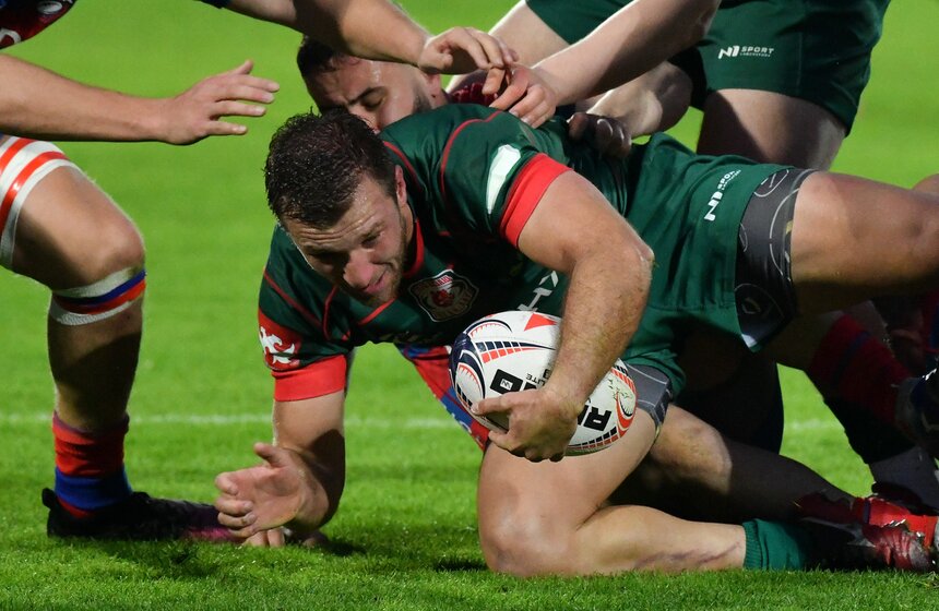 Казанская "Стрела" победила московский ЦСКА в матче 12-го тура чемпионата России по регби 18 фото