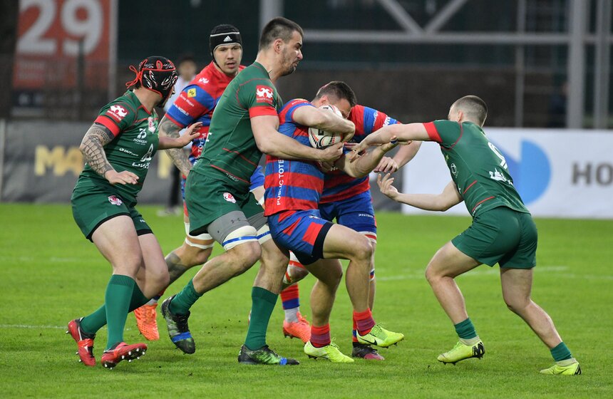 Казанская "Стрела" победила московский ЦСКА в матче 12-го тура чемпионата России по регби 6 фото