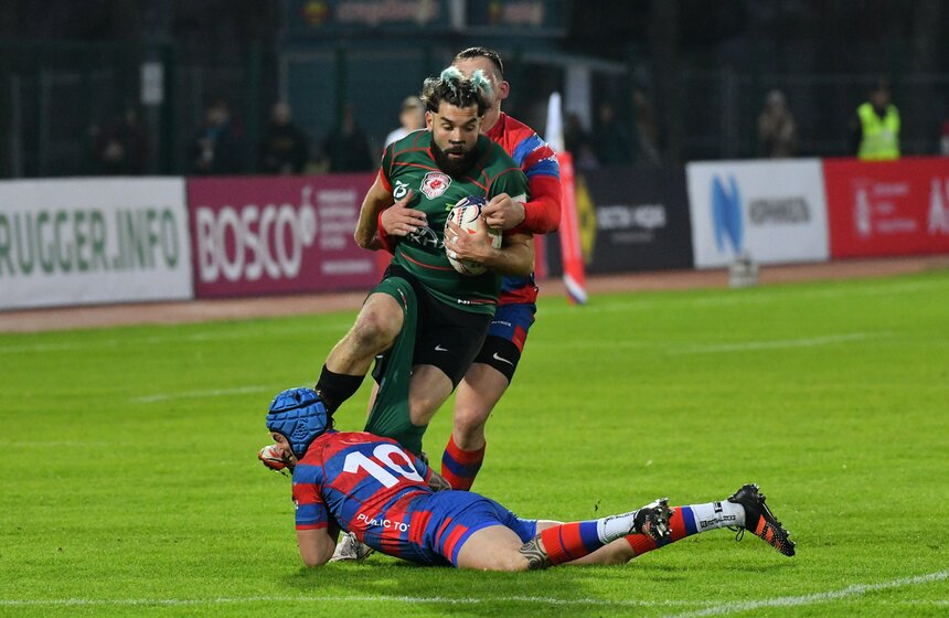 Казанская "Стрела" победила московский ЦСКА в матче 12-го тура чемпионата России по регби 15 фото