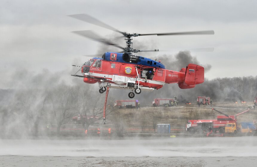 Масштабные учения по ликвидации природных пожаров прошли в ТиНАО 18 фото