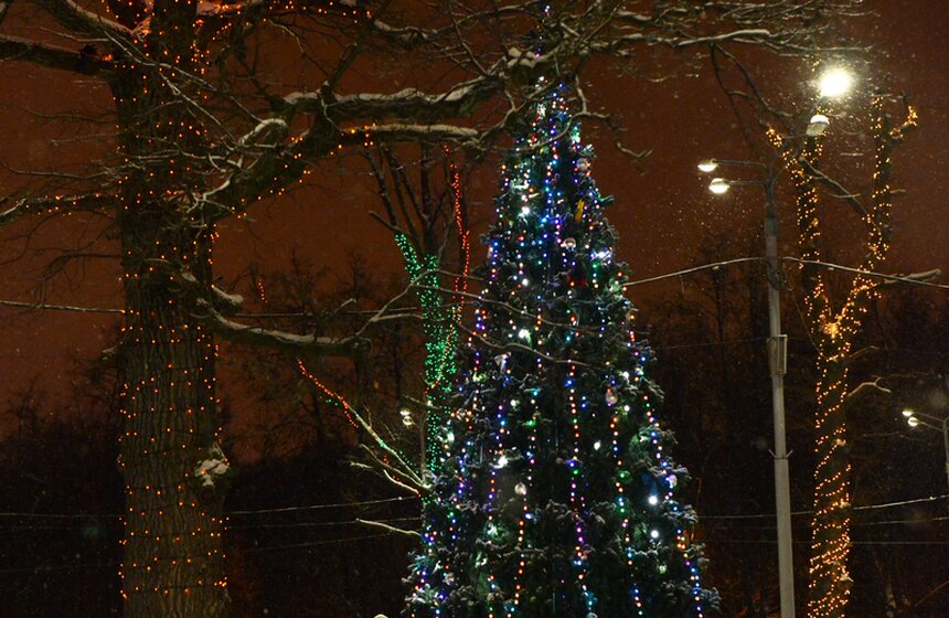 На катке в Измайловском парке устроили цирковое шоу 10 фото