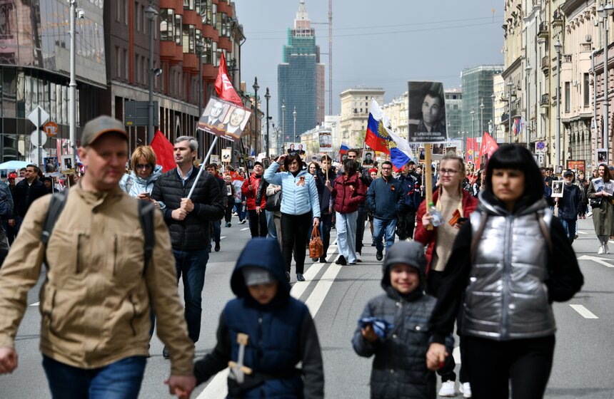 В Москве состоялось шествие "Бессмертного полка" 1 фото