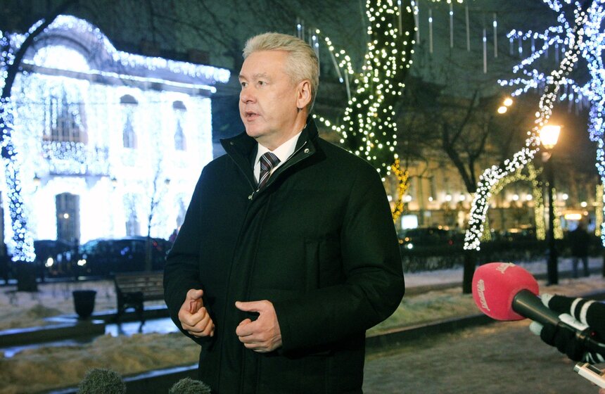 Москву украсили 12 тысяч световых конструкций 3 фото