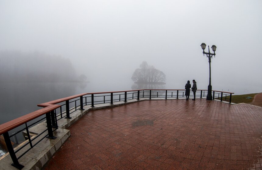 На юге Москвы отремонтировали пешеходный мост "Царицынская плотина" 6 фото