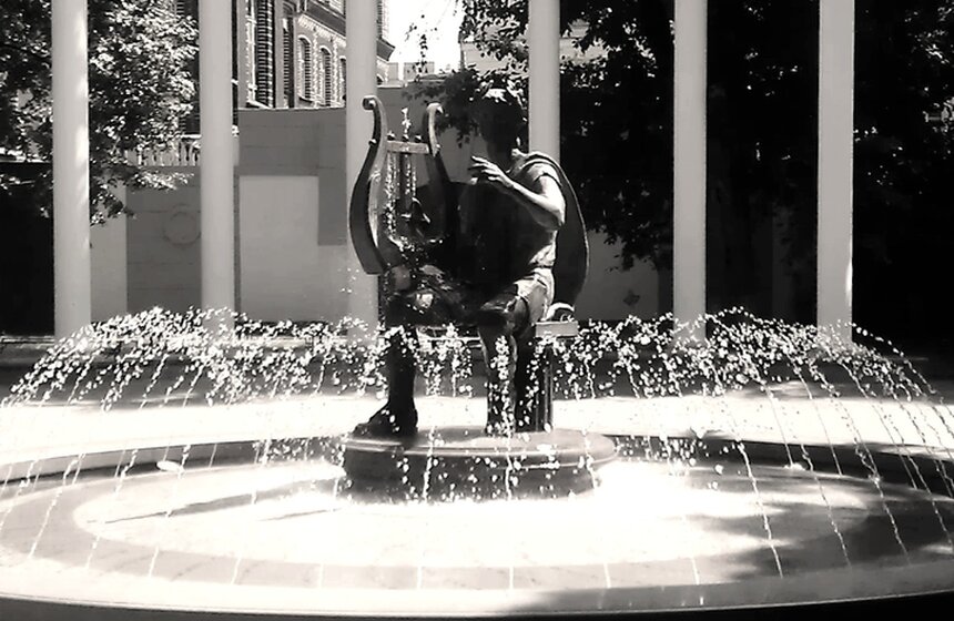 Ирина Зимина. Сад Аквариум (фонтан Аполлон).