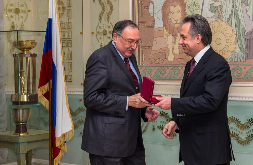 Виктор Шпак, старший тренер сборной команды России по легкой атлетике