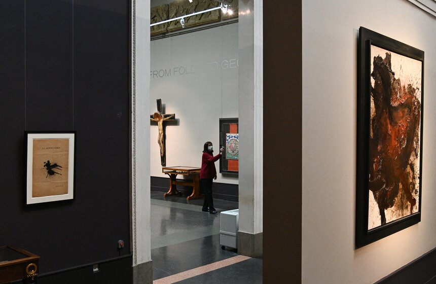 Выставка "Бывают странные сближенья" открылась в музее им. А. С. Пушкина 20 фото