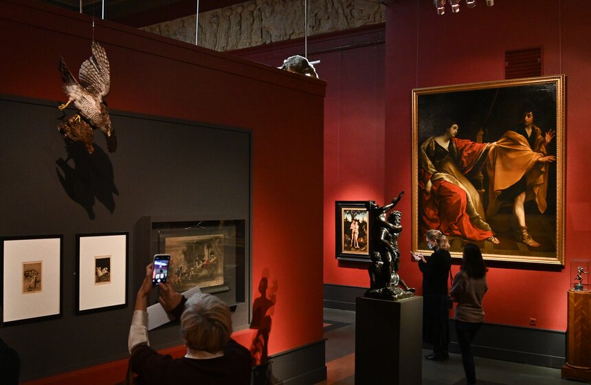 Выставка "Бывают странные сближенья" открылась в музее им. А. С. Пушкина 12 фото