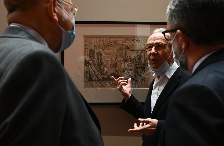 Выставка "Бывают странные сближенья" открылась в музее им. А. С. Пушкина 10 фото