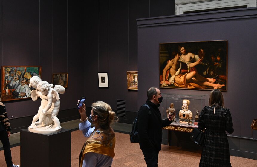 Выставка "Бывают странные сближенья" открылась в музее им. А. С. Пушкина 15 фото