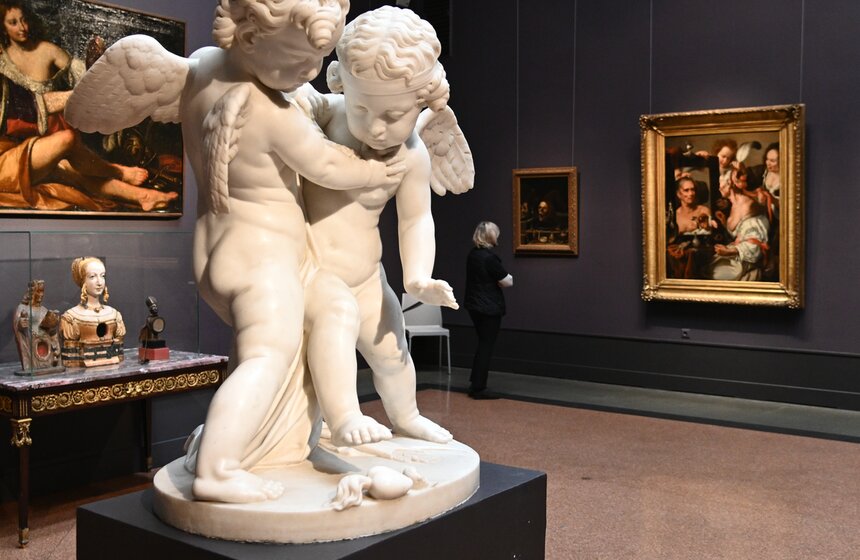 Выставка "Бывают странные сближенья" открылась в музее им. А. С. Пушкина 16 фото