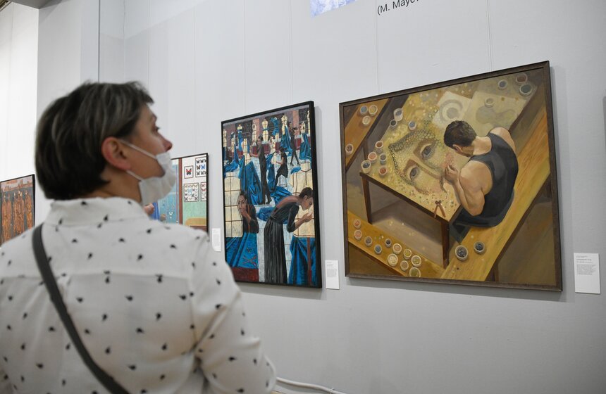 В Новой Третьяковке открылась выставка "Искусство труда" 7 фото