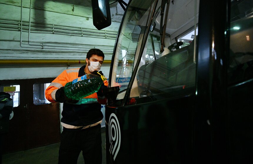 Общественный транспорт Москвы подготовили к зиме 9 фото