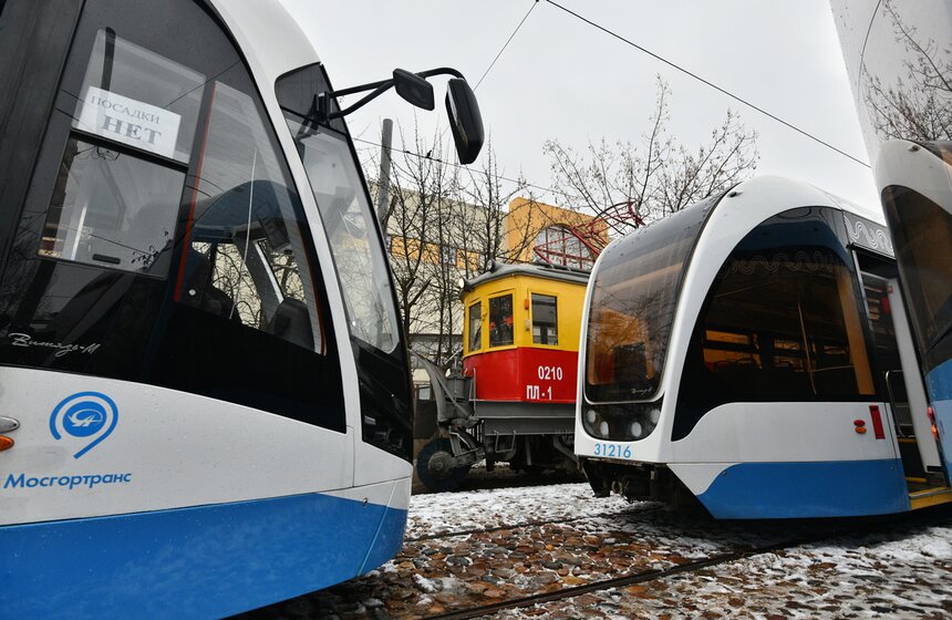 Общественный транспорт Москвы подготовили к зиме 15 фото