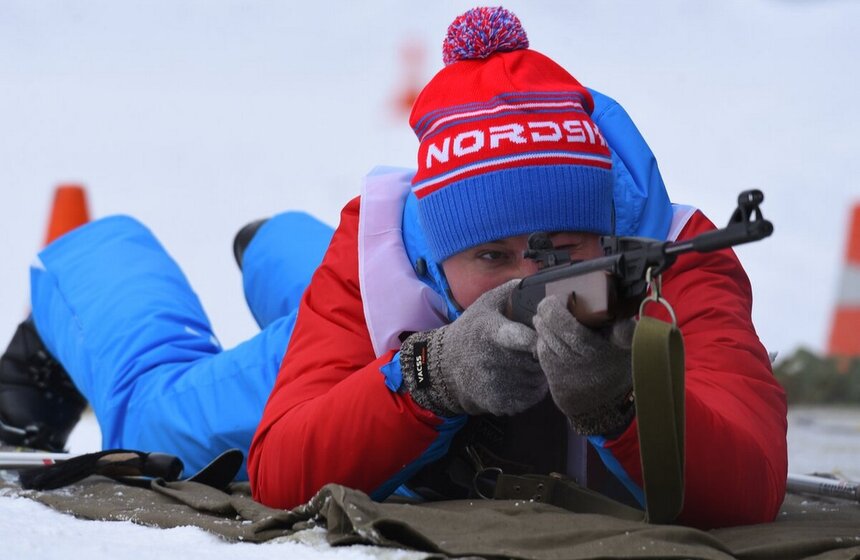 В "Сокольниках" прошли соревнования по мини-биатлону