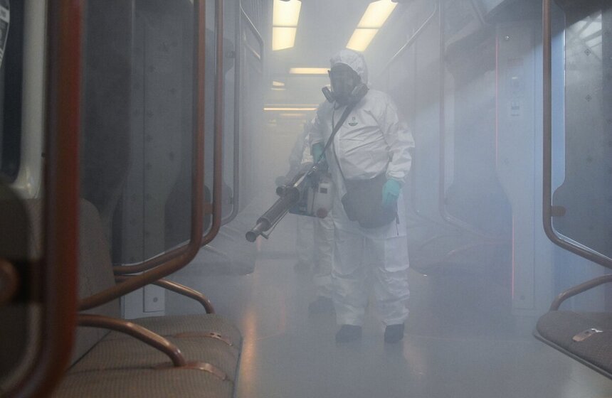 В метро Москвы увеличили частоту дезинфекции
