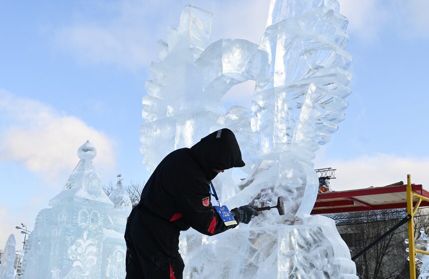 В столице продолжается международный фестиваль "Снег и лед в Москве" 2 фото